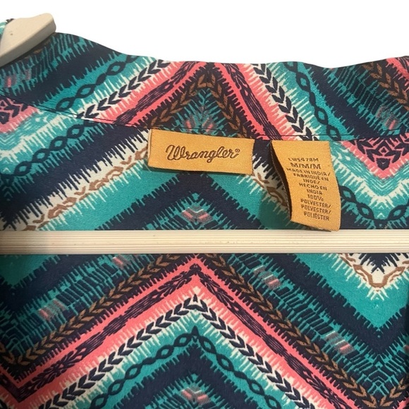 WRANGLER Fringe Kimono shawl Boho Festival Medium - Picture 9 of 10